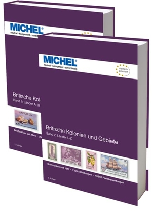 MICHEL-Redaktion (Hrsg.). Britische Kolonien und Gebiete - In zwei Bänden. Schwaneberger Verlag GmbH, 2023.