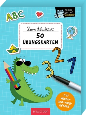 Erstes Lernen mit Spaß - Zum Schulstart: 50 Übungskarten - Mit Wisch-und-Weg-Effekt. Ars Edition GmbH, 2024.