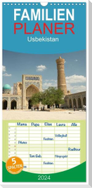 Familienplaner 2024 - Usbekistan mit 5 Spalten (Wandkalender, 21 x 45 cm) CALVENDO