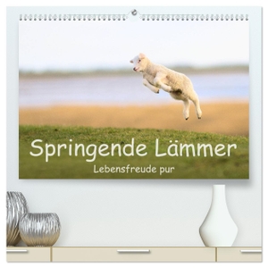Weiss, Elmar. Springende Lämmer: Lebensfreude pur (hochwertiger Premium Wandkalender 2024 DIN A2 quer), Kunstdruck in Hochglanz - Im Frühlng auf dem Deich in Westerhever. Calvendo, 2023.