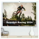 Downhill Racing 2024 (hochwertiger Premium Wandkalender 2024 DIN A2 quer), Kunstdruck in Hochglanz