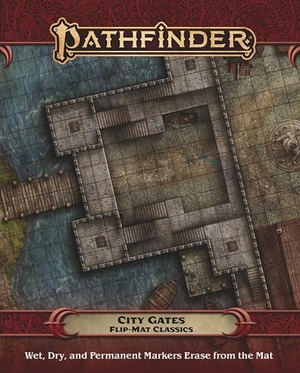 Engle, Jason A / Stephen Radney-Macfarland. Pathfinder Flip-Mat Classics: City Gates. Diamond Comic Distributors, 2019.