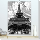 Paris noir blanc (Premium, hochwertiger DIN A2 Wandkalender 2022, Kunstdruck in Hochglanz)