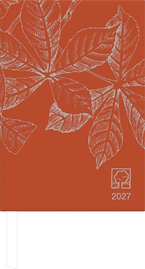 Neumann Verlage GmbH & Co KG (Hrsg.). Taschenkalender 1T/1S chestnut Blauer Engel 2027 - Tagesplaner 10x14 cm mit 1 Tag pro Seite, Blauer Engel zertifiziert, Stundeneinteilung 7-19 Uhr & 4-sprachiges Kalendarium für Arbeit. Neumann Verlage GmbH & Co, 2026.