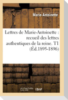 Lettres de Marie-Antoinette