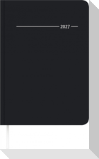 Buchkalender Tucson schwarz A5 Register 2027