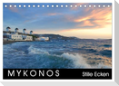 Mykonos - Stille Ecken (Tischkalender 2024 DIN A5 quer), CALVENDO Monatskalender