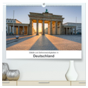 Städte und Sehenswürdigkeiten in Deutschland (hochwertiger Premium Wandkalender 2025 DIN A2 quer), Kunstdruck in Hochglanz