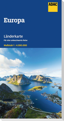 ADAC Länderkarte Europa 1:4,5 Mio.
