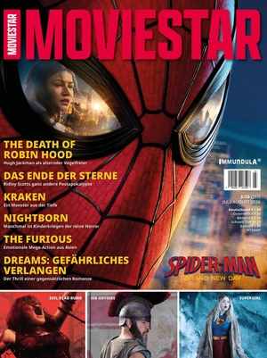 Sülter, Björn / Peter Osteried (Hrsg.). MOVIESTAR. Ausgabe Juli/August 2026 (#217). in Farbe und Bunt, 2026.