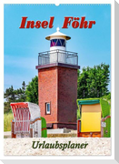 Insel Föhr - Urlaubsplaner (Wandkalender 2024 DIN A2 hoch), CALVENDO Monatskalender