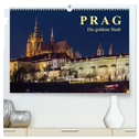 Prag - die goldene Stadt (hochwertiger Premium Wandkalender 2024 DIN A2 quer), Kunstdruck in Hochglanz