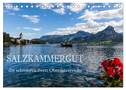 Salzkammergut - Die schönsten Seen Oberösterreichs (Tischkalender 2024 DIN A5 quer), CALVENDO Monatskalender