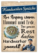 Handwerker Sprüche (Wandkalender 2025 DIN A3 hoch), CALVENDO Monatskalender
