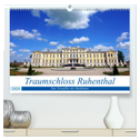 Traumschloss Ruhenthal - Das Versailles des Baltikums (hochwertiger Premium Wandkalender 2024 DIN A2 quer), Kunstdruck in Hochglanz
