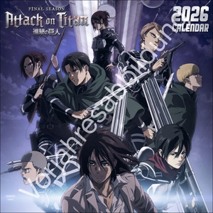 Attack on Titan Broschurkalender 2027 - Perfekt für Fans der Anime-Serie rund um Eren Jäger, Armin Arlert und ihre Freunde. Manga-Wandkalender mit 12 Actionszenen im Format 30,5 x 30,5 cm. Heye, 2026.