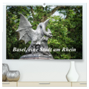 Basel, eine Stadt am Rhein (hochwertiger Premium Wandkalender 2024 DIN A2 quer), Kunstdruck in Hochglanz
