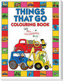 Things That Go Colouring Book with The Learning Bugs