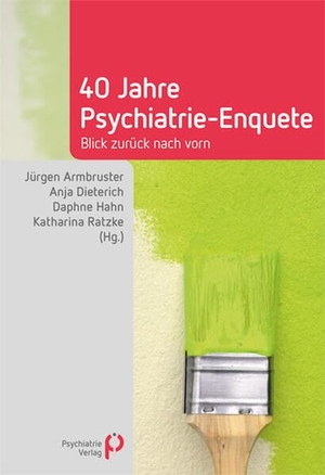 Armbruster, Jürgen / Anja Dieterich et al (Hrsg.). 40 Jahre Psychiatrie-Enquete - Blick zurück nach vorn. Psychiatrie-Verlag GmbH, 2026.