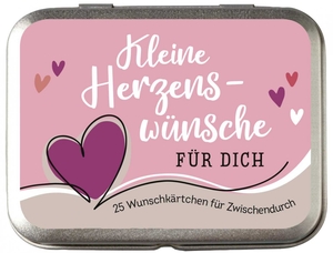 Groh Verlag (Hrsg.). Kleine Herzenswünsche für dich - 25 Wunschkärtchen für zwischendurch. Groh Verlag, 2021.
