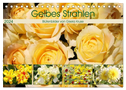 Gelbes Strahlen Blütenbilder (Tischkalender 2024 DIN A5 quer), CALVENDO Monatskalender