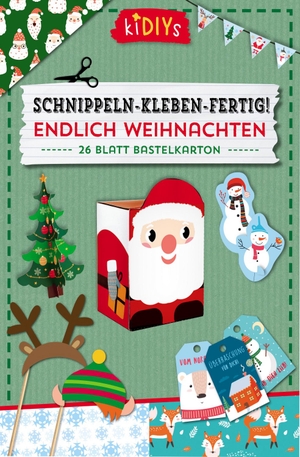 Schnippeln - Kleben - Fertig! Endlich Weihnachten - 26 Blatt Bastelkarton. Lingen, Helmut Verlag, 2019.