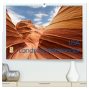 USA Landschaftskalender (hochwertiger Premium Wandkalender 2025 DIN A2 quer), Kunstdruck in Hochglanz