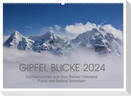 Gipfel Blicke (Wandkalender 2024 DIN A2 quer), CALVENDO Monatskalender