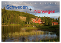 Schweden + Norwegen (Tischkalender 2024 DIN A5 quer), CALVENDO Monatskalender