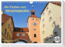 Die Farben von REGENSBURG (Wandkalender 2024 DIN A4 quer), CALVENDO Monatskalender