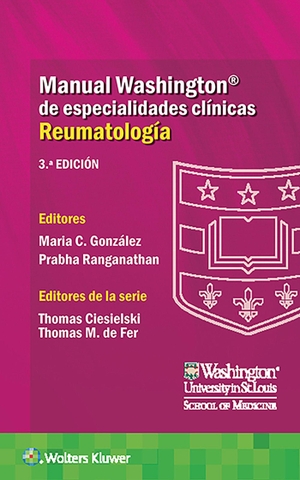 Gonzalez, Maria. Manual Washington de especialidades clínicas. Reumatología. Wolters Kluwer Health, 2021.