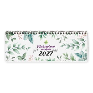 Trötsch Verlag GmbH & Co. KG (Hrsg.). TRÖTSCH - Wochenplaner zum Aufstellen Natur 2027 - Tischkalender Wochenkalender. Trötsch Verlag GmbH, 2026.
