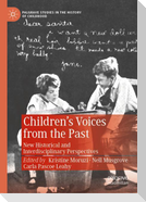 Children¿s Voices from the Past