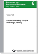 Empirical causality analysis in strategic planning