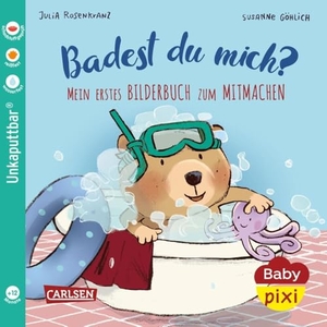 Rosenkranz, Julia. Baby Pixi (unkaputtbar) 85: Mein erstes Bilderbuch zum Mitmachen: Badest du mich?. Carlsen Verlag GmbH, 2025.