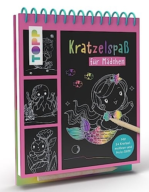 Frechverlag (Hrsg.). Kratzelspaß für Mädchen - Mit 24 Kratzelseiten und Holz-Stift!. frechverlag GmbH, 2023.