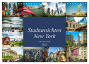 Stadtansichten New York (Wandkalender 2025 DIN A4 quer), CALVENDO Monatskalender