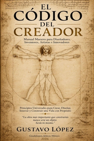 Lopez, Gustavo. EL CODIGO DEL CREADOR - Manual Maestro para Diseñadores, Inventores, Artistas e Innovadores. Independently published, 2026.
