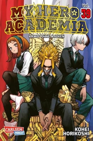 Horikoshi, Kohei. My Hero Academia 39 - Abenteuer und Action in der Superheldenschule | Mit Glow-in-the-Dark-Effekt auf dem Cover - nur in der 1. Auflage!. Carlsen Verlag GmbH, 2024.