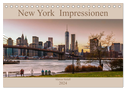 New York Impressionen 2024 (Tischkalender 2024 DIN A5 quer), CALVENDO Monatskalender