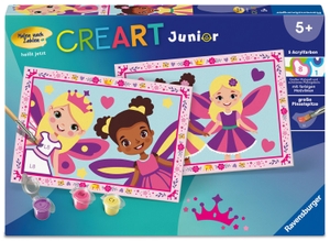 CreArt, Malen nach Zahlen Junior - Feen-Prinzessinnen. Ravensburger Spieleverlag, 2026.