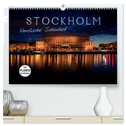 Stockholm - Nordische Schönheit (hochwertiger Premium Wandkalender 2024 DIN A2 quer), Kunstdruck in Hochglanz