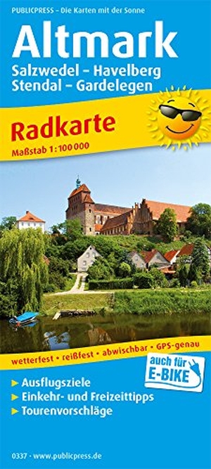 Altmark. Salzwedel - Havelberg - Stendal - Gardelegen 1:100 000 - Radkarte mit Ausflugszielen, Einkehr- & Freizeittipps. Publicpress, 2018.