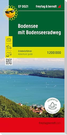 Bodensee mit Bodensee-Radweg, Erlebnisführer 1:130.000, freytag & berndt, EF 0021