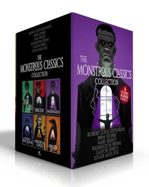 Stevenson, Robert Louis / Stoker, Bram et al. The Monstrous Classics Collection (Boxed Set) - Dr. Jekyll and Mr. Hyde & Other Stories; Dracula; Frankenstein; The Legend of Sleepy Hollow & Other Stories; The Phantom of the Opera; The Raven & Other Writings. Aladdin Paperbacks, 2025.