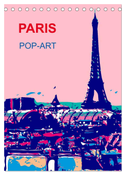 Paris pop-art (Tischkalender 2025 DIN A5 hoch), CALVENDO Monatskalender