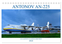 ANTONOV AN-225 "MRIJA" (Tischkalender 2024 DIN A5 quer), CALVENDO Monatskalender