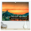 Mosel Impressionen Mystische Burgen und magische Orte (hochwertiger Premium Wandkalender 2024 DIN A2 quer), Kunstdruck in Hochglanz