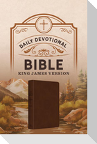 Daily Devotional Bible King James Version [Hickory Cross]