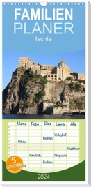 Familienplaner 2024 - Ischia mit 5 Spalten (Wandkalender, 21 x 45 cm) CALVENDO